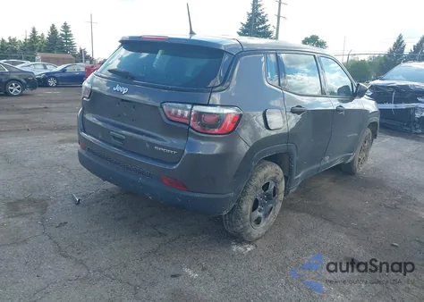 2018 Jeep Compass Sport Fwd from USA, damaged, VIN 3C4NJCAB0JT267454